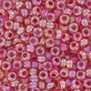Rocalla Miyuki 8/0 - Hot pink lined crystal ab 8-355